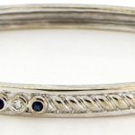 Previously Owned 14K White Gold Bangle