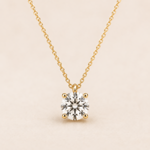 Diamond Solitaire Necklace