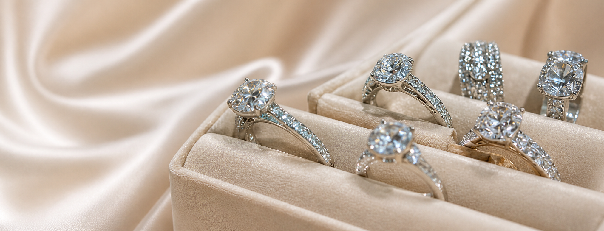 Timeless Solitaire Pave Engagement Ring - Image 2