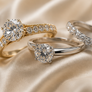 Timeless Solitaire Pave Engagement Ring