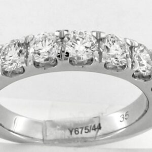 14K White Gold 1.75ctw Diamond Band