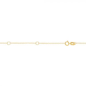 10K Yellow Gold 1.2mm Piatto Chain