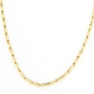14K Gold 20" 1mm Raso Chain