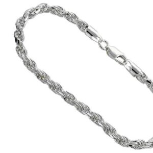 Sterling Silver 26" 5mm Rope Chain